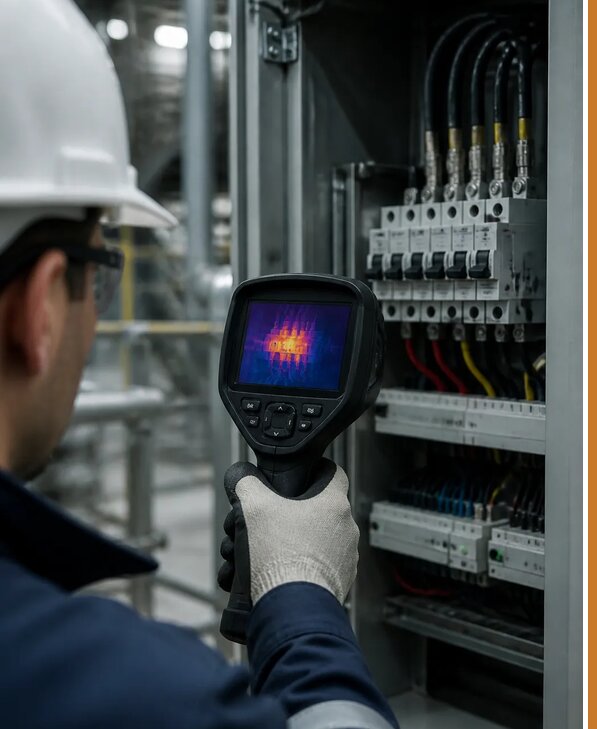 Тепловой контроль оборудования в Новосибирске для безопасности работ